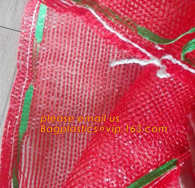 100% pe raschel mesh bag for onions ,potatoes , other vegetables,PP net vegetables leno mesh bag Color raschel PP PE mes supplier