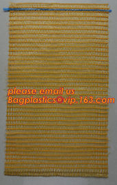 PP net vegetables leno mesh bag Color raschel PP PE mesh Plastic Nets bags tomato mesh bag,Agriculture Industrial Use an supplier