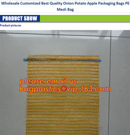 PP net vegetables leno mesh bag Color raschel PP PE mesh Plastic Nets bags tomato mesh bag,Agriculture Industrial Use an supplier