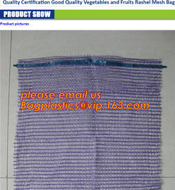 PP net vegetables leno mesh bag Color raschel PP PE mesh Plastic Nets bags tomato mesh bag,Agriculture Industrial Use an supplier