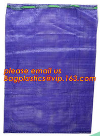 Supply Professional PE 50 lb mesh Leno Raschel onion packing bag,agricultural use PE Plastic Raschel mesh bag for packin supplier