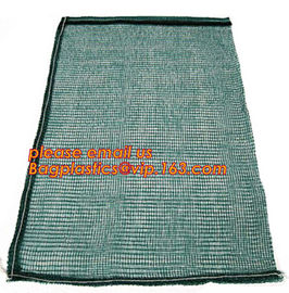 75x90cm Tubular PP Raschel Mesh Bag For Tomato Vegetable And Apple Fruit Cheap Agriculture Woven Net Packing Bag With La supplier