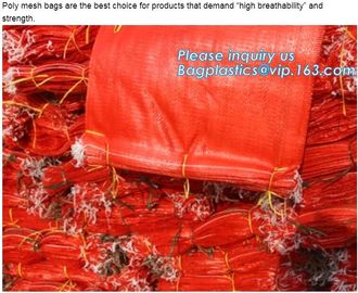 Promotional raschel pp woven mesh bag,Machine Knitted Pp Vegetables Raschel Mesh Bag,Fruit and vegetables Raschel mesh b supplier