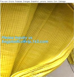 21*31cm Portable PE Fruit Oyster Onion Raschel Mesh Soap Net Bag With Handle,Cheap PP/PE Knitted plastic raschel leno me supplier