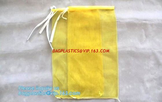 Plastic mesh net raschel bag in roll for automatic packing,Plastic raschel raschel PE fruit mesh net bag, bagease, pack supplier