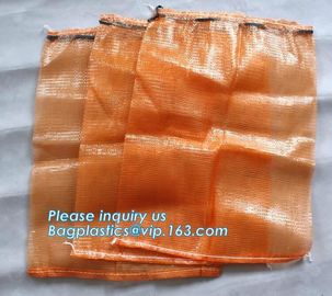 PP woven recycle potato mesh bag,mesh potato bags, onion sack, raschel mesh bag,raschel mesh bag for packing firewood supplier