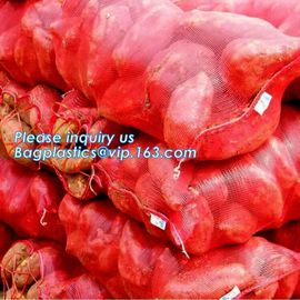 100% PE Raschel Net Mesh Bag for Fruit Potato Firewood Packaging,MESH BAGS FOR PACKING VEGETABLE AND FRUIT PE RASCHEL ME supplier