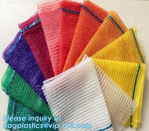 Eco-friendly FDA Certificate Plastic Vegetable Pack Raschel Mesh Bag,pe raschel net bag&amp;pp raschel mesh bag supplier