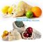Simple Ecology washable and reusable Cotton Mesh Produce Bag for vegetable and fruit,Eco-friendly Reusable Shopping Orga supplier