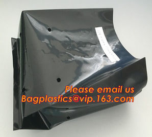 5gallon Plastic nursery bag for growing and seedling,polyethylene black grow bags plastic plant pot seeding nursery bags supplier