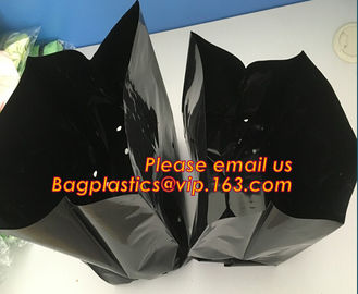 5gallon Plastic nursery bag for growing and seedling,polyethylene black grow bags plastic plant pot seeding nursery bags supplier