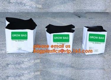 Effective UV Stabilized Black White Plastic Growing Bag / Polyethylene Jumbo Tree Planter Bag,Poly seedling bag 5 gallon supplier