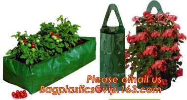 4 pocket, 6 pockets, 9 pocket bags, handle grow bags, Hanging Plant Bags,Hanging Strawberry Flower Bag Planter Pouch gro supplier