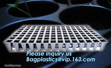 plastic plant vegetable nursery high quality seedling trays wholesale,98/105/128 cell holes vegetable plant seedling pla supplier