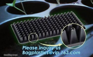 plastic plant vegetable nursery high quality seedling trays wholesale,98/105/128 cell holes vegetable plant seedling pla supplier