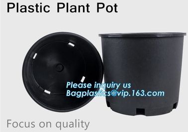 High quality PP potato grow pot planting bag,Gallon Garden Plastic Nursery Plant Flower Grow Pot for Plants, Black Indoo supplier