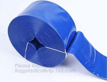 Pvc Spiral Flexible Layflat Hose,High Flexibility Pvc Flexible Water Layflat Hose,Fiber Spring Layflat Hose, bagease pac supplier