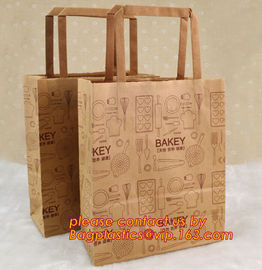 wholefoods flour/sugar tea/coffee paper bakery take out bag white brown kraft wax coated bag pe coated bag central strip supplier