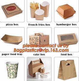 Customized Printing white kraft paper bags sandwich packing Bread Package Bag,Grease Proof Foil Lined Brown Kraft Paper supplier