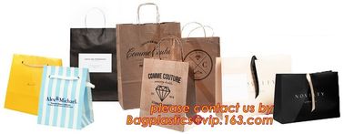 Logo Printed Grease Proof Foil Lined Brown Kraft Paper Bread Packaging Bag,custom printing logo bread french fries paper supplier