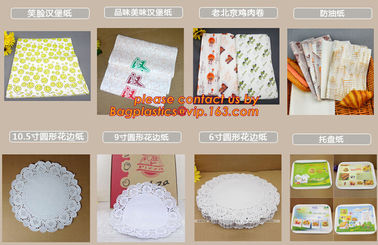 Greaseproof Food Wrap Candy Wrapping Paper,custom logo greaseproof burger wrapping paper,Recyclable Printing Greaseproof supplier