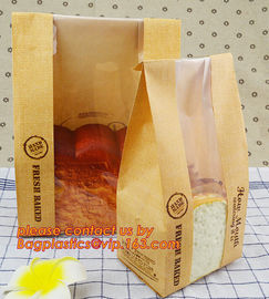 eco printed cheap recycled brown kraft bread packaging paper bags manufacturer in china,Bread paper Bag. Bread package b supplier