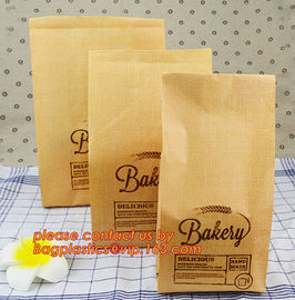 eco printed cheap recycled brown kraft bread packaging paper bags manufacturer in china,Bread paper Bag. Bread package b supplier