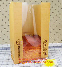 eco printed cheap recycled brown kraft bread packaging paper bags manufacturer in china,Bread paper Bag. Bread package b supplier