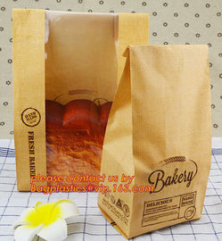 eco printed cheap recycled brown kraft bread packaging paper bags manufacturer in china,Bread paper Bag. Bread package b supplier