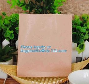 toast bread bag candy dessert biscuit bag food grade kraft paper bag,food grade brown kraft bread paper bag, COMPANY PAC supplier