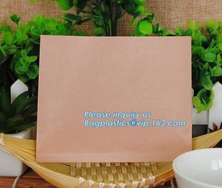 toast bread bag candy dessert biscuit bag food grade kraft paper bag,food grade brown kraft bread paper bag, COMPANY PAC supplier