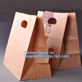 60gsm Oil-Proof Food Kraft Paper Packaging Bread Bag,food brown kraft paper bag sandwich bag bread bag, BAGPLASTICS, PAC supplier