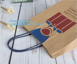 fancy custom printed packaging paper gift bags,Security Seal Easy Tear PLA Biodegradable Stand Up Kraft Paper Bread Bag supplier