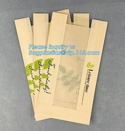 bread paper craft bag,Best Selling Free Sample Handle Custom Design Logo Paper Food Bread Bag,Food grade printed bakery supplier