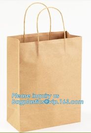 Wholesale paper shopping gift printed wrapping string custom eco-friendly kraft paper bag,Printed Customised Craft Kraft supplier