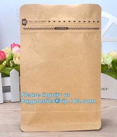 OEM Factory food grade white kraft paper bread bag for restaurant oil proof popcorn Packaging bag,paper bags with flat h supplier