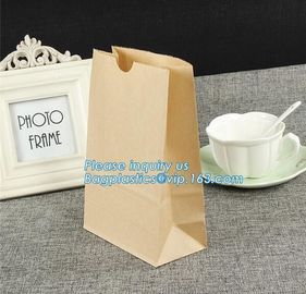 China Suppliers Wholesales Customized Shopping Gift Printed Craft Bread Packaging Paper Bag With Handle, bagplastics, ba supplier