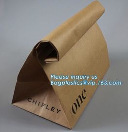 Wholesale Promotion Custom Made Kraft Paper French Bread Baguette Bag For Bakery Packaging,Custom Made Brown Paper Bags supplier