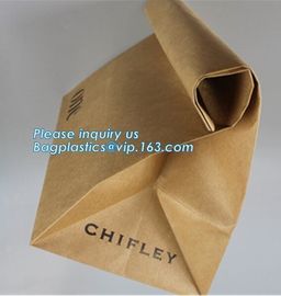 Wholesale Promotion Custom Made Kraft Paper French Bread Baguette Bag For Bakery Packaging,Custom Made Brown Paper Bags supplier