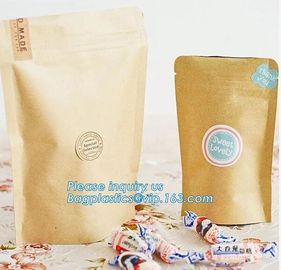 Custom Brown Kraft Paper Bakery Bread Packaging Bags,Brand paper bag machine making paper bag paper bread bag, bagease supplier