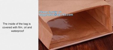 Sandwich Toast Bread Packing Bags,Personalized Baking Food Bread Packaging Disposable Kraft Paper Bag With Logo Print Fo supplier