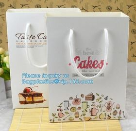 Bread Art Packing Kraft Paper Bag,Food Grade disposable Paper Bag With Logo Print,Beautiful printing Food grade package supplier