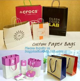 ECO Friendly Bread Paper Bag/Snack Food Packaging/Brown Kraft Paper Bags,Print Logo Cloth Foods Bread Packaging Brown Kr supplier