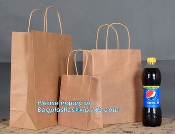 ECO Friendly Bread Paper Bag/Snack Food Packaging/Brown Kraft Paper Bags,Print Logo Cloth Foods Bread Packaging Brown Kr supplier