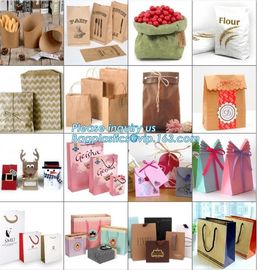 ECO Friendly Bread Paper Bag/Snack Food Packaging/Brown Kraft Paper Bags,Print Logo Cloth Foods Bread Packaging Brown Kr supplier