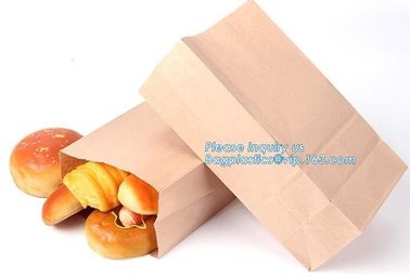 Brown Kraft Paper Bags Recyclable Gift Jewelry Food Bread Candy Packaging Shopping Party Bags For Boutique, bagease pac supplier