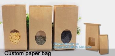 Brown Kraft Paper Bags Recyclable Gift Jewelry Food Bread Candy Packaging Shopping Party Bags For Boutique, bagease pac supplier