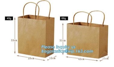 Custom printed kraft paper bags food grade with window bread packaging paper bags,Custom kraft breakfast pastry packagin supplier