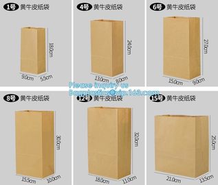 Free sample food grade paper bread bag with window,Food grade recycled bread paper bag with paper twist handle, bagease supplier