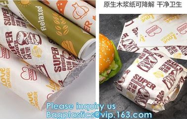 Printed deli food wrapping wax paper wrap Wholesale from China,Butter Wrapping Paper Greaseproof Paper Food Grade Paper supplier